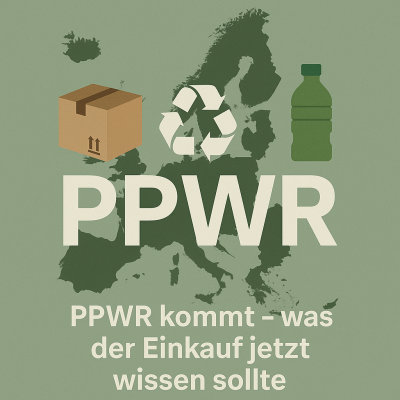 PPWR kommt – was auf Ihren Einkauf ab August 2026 konkret zukommt